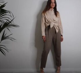 styling 5 basics to make 5 outfits, Style pleat pants