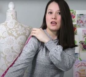 from pattern to finish simple circle cardigan, Measure the sleeve length