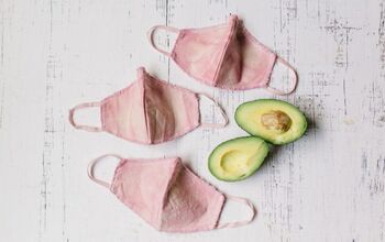 How to Dye With Avocado: Organic Cotton Face Masks Tutorial
