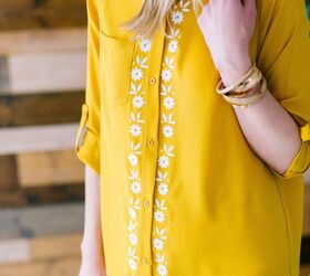 DIY Dress Tutorial: Faux Embroidered Dress
