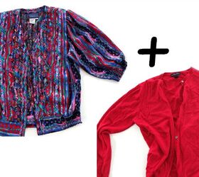 80s vintage jacket refashion a fun clothing refashion idea
