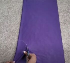 how to make sew a diy wrap pants pattern in 4 simple steps, Cutting out the wrap pants pattern