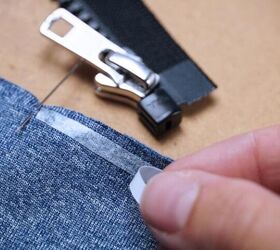 how to sew in the zipper with underlap using stylefix tape