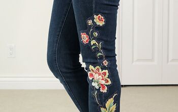 Customize Old Jeans With No-Sew DIY Appliques