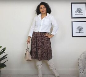 over the knee boots with a skirt 4 ways, Over the knee boots style