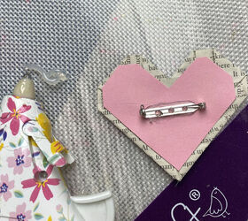 easy origami heart valentine s day badge