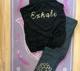 customize your yoga gear with iron on vinyl