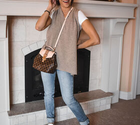 styling oversized sweater vest