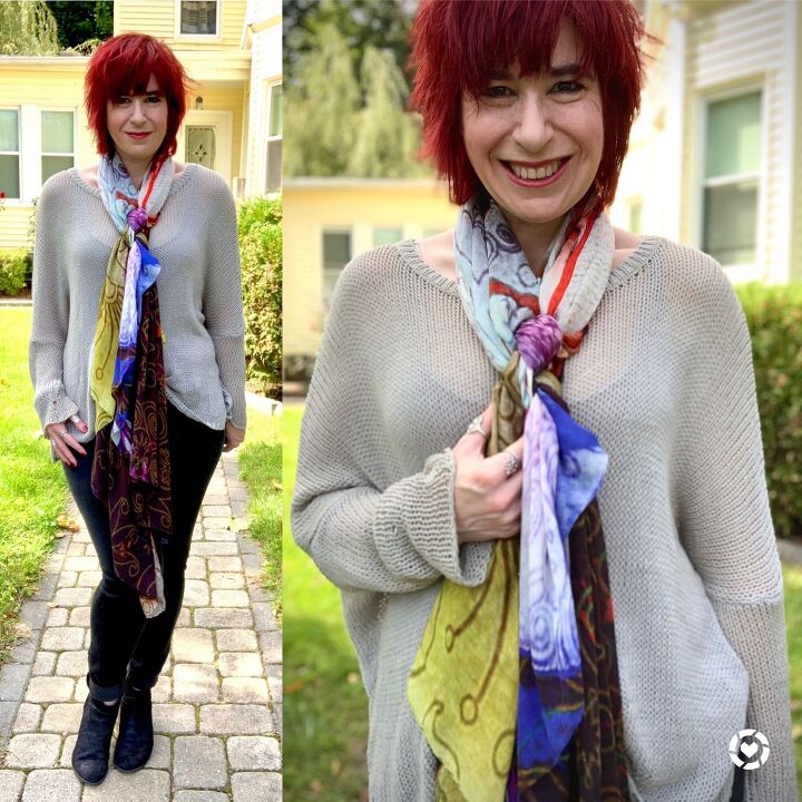 how to style scarves