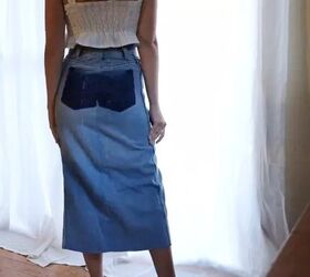 Refashion tutorial: Turn pants into a skirt - Cucicucicoo