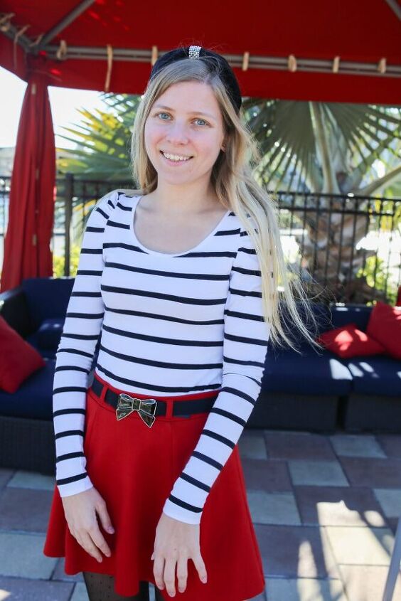 5 ways to wear a red skirt