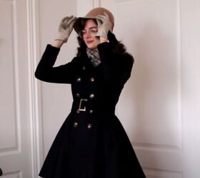 outfit inspo vintage style winter outerwear, Wear accessories