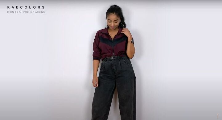 5 ways to style slouchy jeans, Style loose jeans