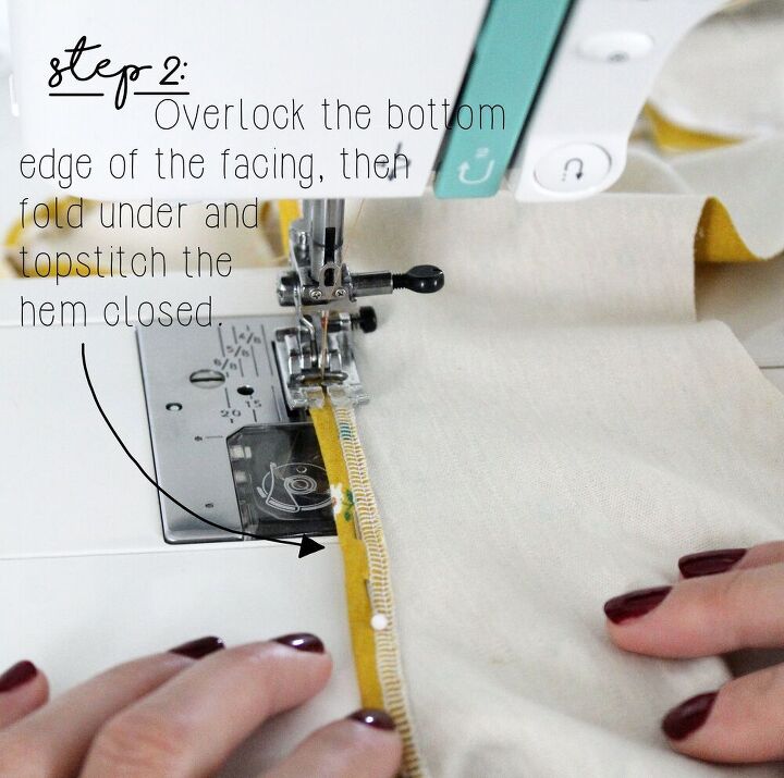 how to sew a sleeveless neckline facing the flora modiste