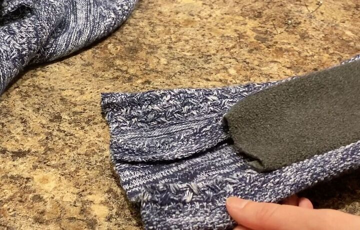 how to turn a old sweater into a knot twist headband ear warmer