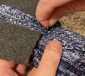 how to turn a old sweater into a knot twist headband ear warmer