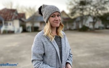 How to Make A Slouchy Pom Pom Beanie From An Old Sweater
