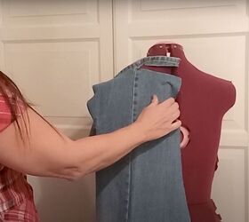 thrift flip how to upcycle jeans, Upcycle my jeans