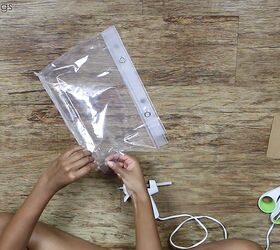 diy clear tote bag purse from a shower curtain liner