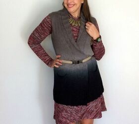 four ways to style a sweater dress