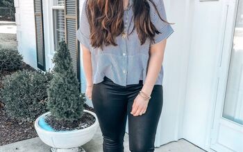 4 Ways to Style Faux Leather Leggings