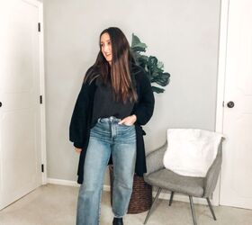 4 ways to style wide leg jeans