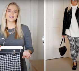 pattern matching how to style houndstooth print, Houndstooth pants