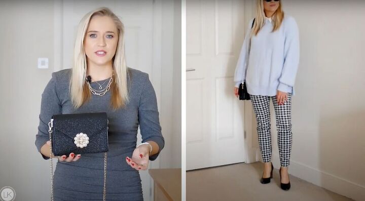 pattern matching how to style houndstooth print, Houndstooth trousers
