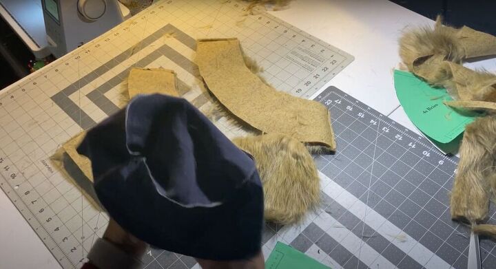 how to make your own fur bucket hat, DIY fur bucket hat