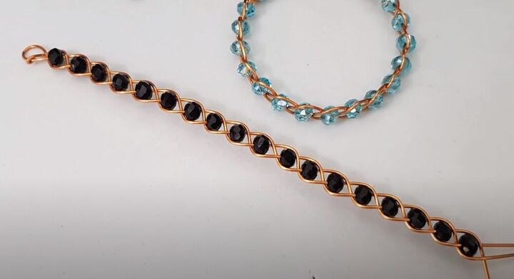 handmade 3 strand braided bracelet, DIY crystal bracelet