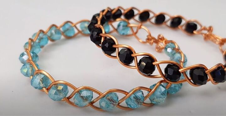 handmade 3 strand braided bracelet, Easy crystal bracelet