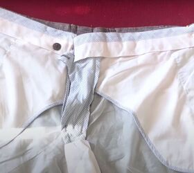 thrift flip how to upcycle pants to shorts, How to upcycle pants