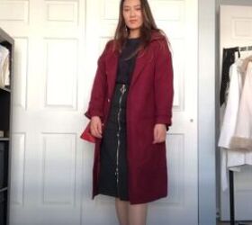 learning to layer in winter, Layer with a long coat