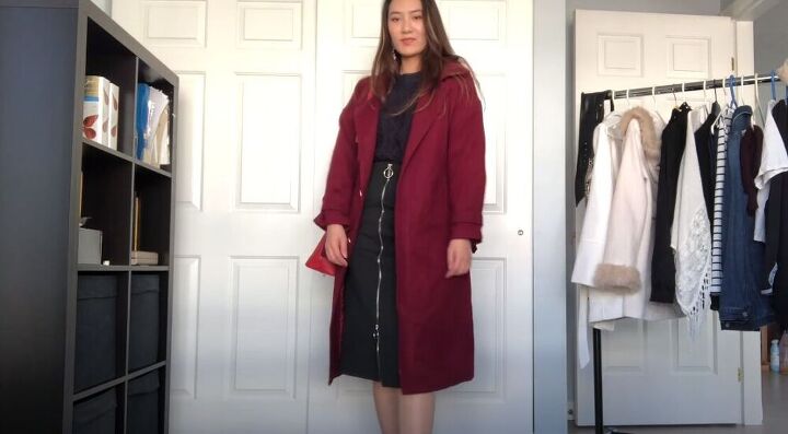 learning to layer in winter, Layer with a long coat