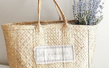 Make a Fabric Lining for a Straw Market Basket