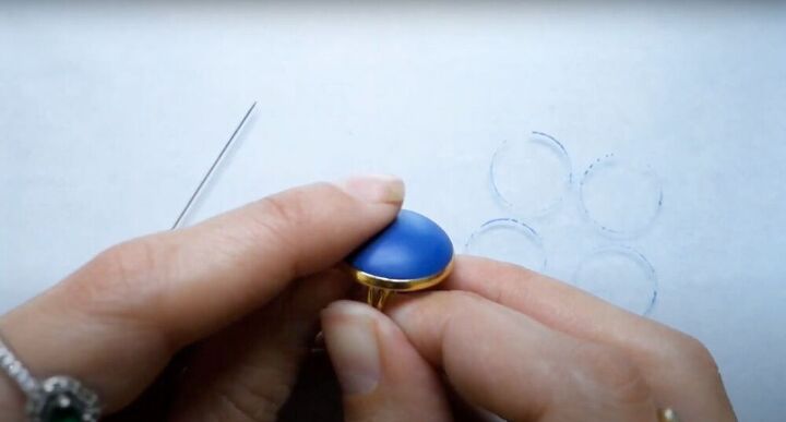 simple and easy make your own clay cabochon, Polymer clay cabochon tutorial