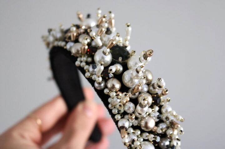 how to jeweled pearl gemstone headband birthday crown