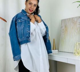 dress your best how to style an oversized shirt, Easy oversized shirt style