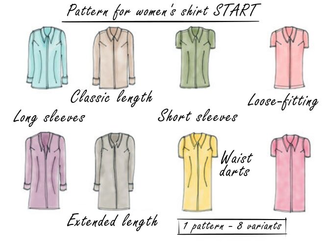 How to Sew a Women’s Shirt (Pattern + Video Tutorial) | Upstyle