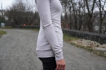 how to sew a turtleneck t shirt