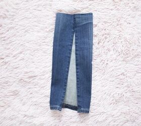 pants to skirt refashion tutorial
