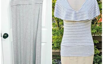 How to Make a Flouncy T-Shirt From a Maxi Skirt