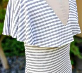 how to make a flouncy t shirt from a maxi skirt