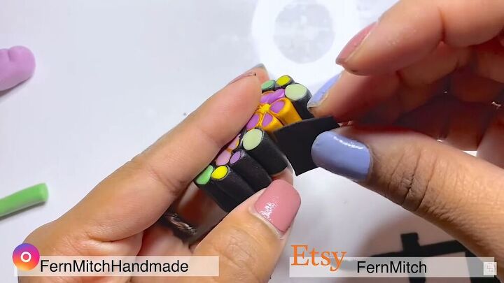stained glass earrings have never been this simple to create, Check for missing black clay