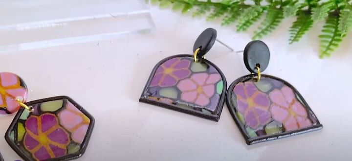 stained glass earrings have never been this simple to create, Make your own stained glass earrings
