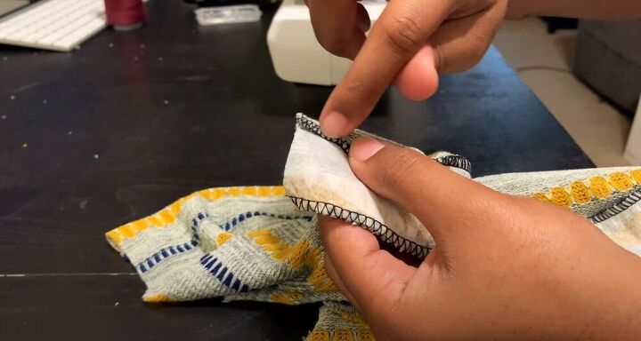 sew along faux wrap dress, How to make a faux wrap dress