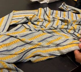 sew along faux wrap dress, Hand stitch