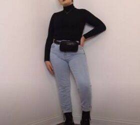 style your turtleneck, Wear with a fanny pack