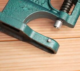 find out how to install grommets the easy way, How to install in leather