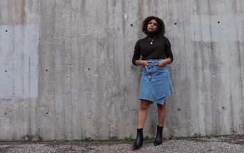 Make a Unique DIY Denim Skirt That Looks Store Bought